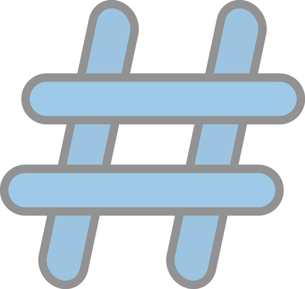 Hash tag Vector Icon Design