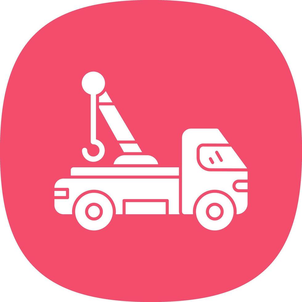 Tow truck Vector Icon Design