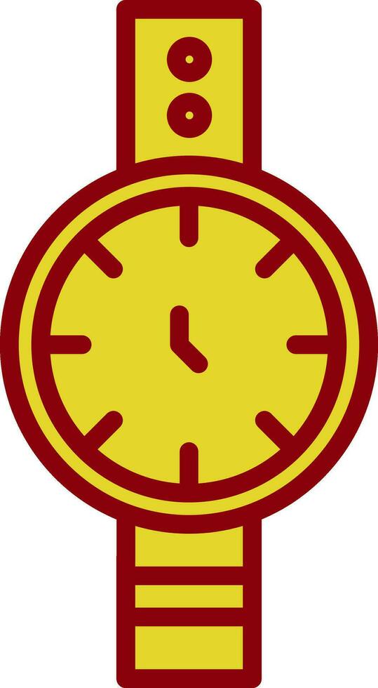 diseño de icono de vector de reloj de pulsera