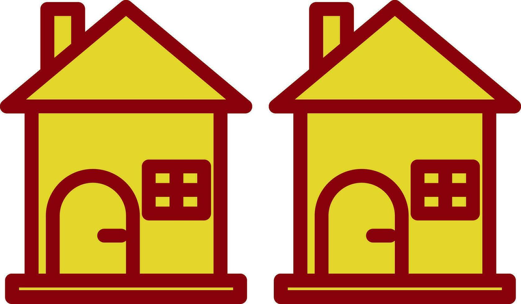 Houses Vector Icon Design