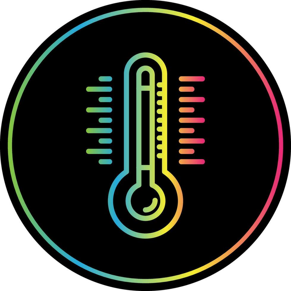 Thermometer Vector Icon Design