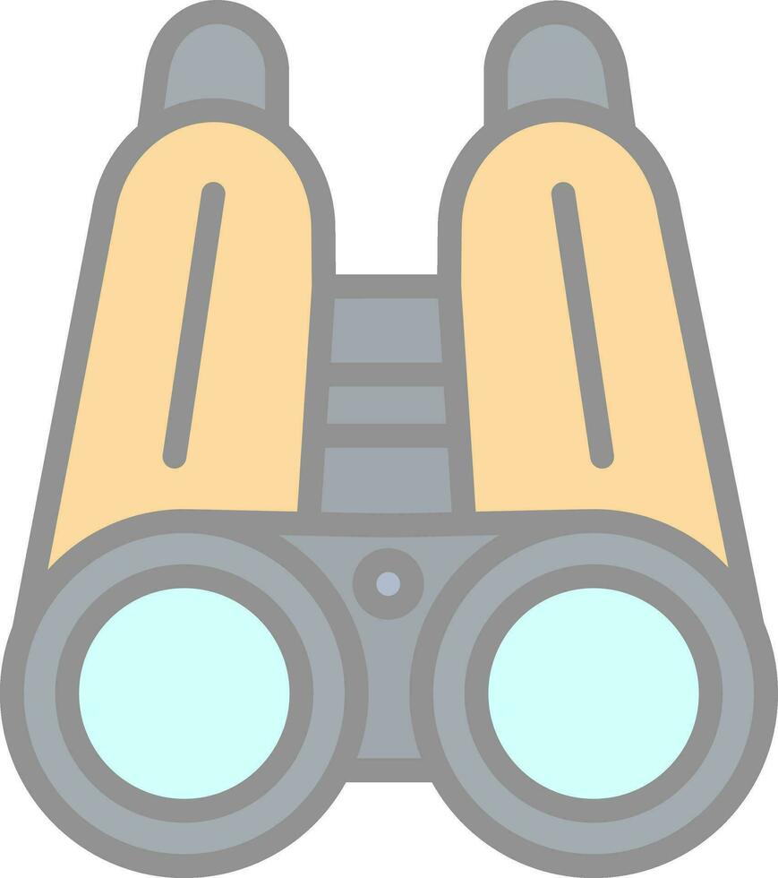 Binoculars Vector Icon Design