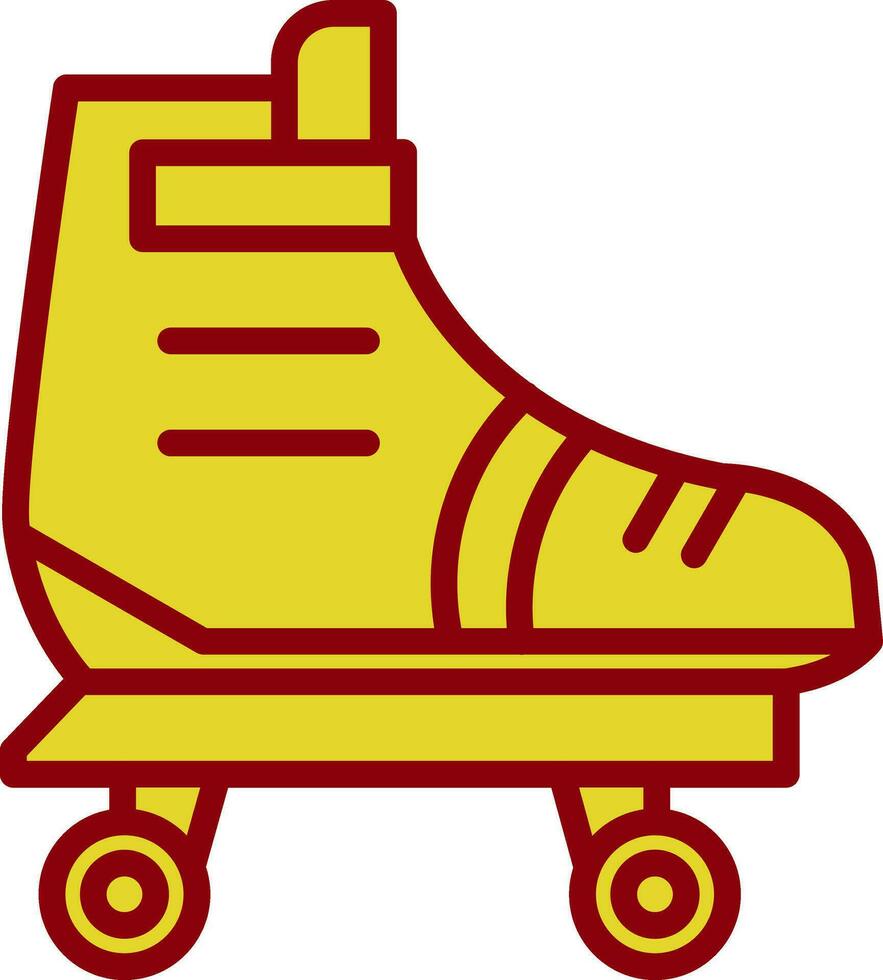 Roller skate Vector Icon Design