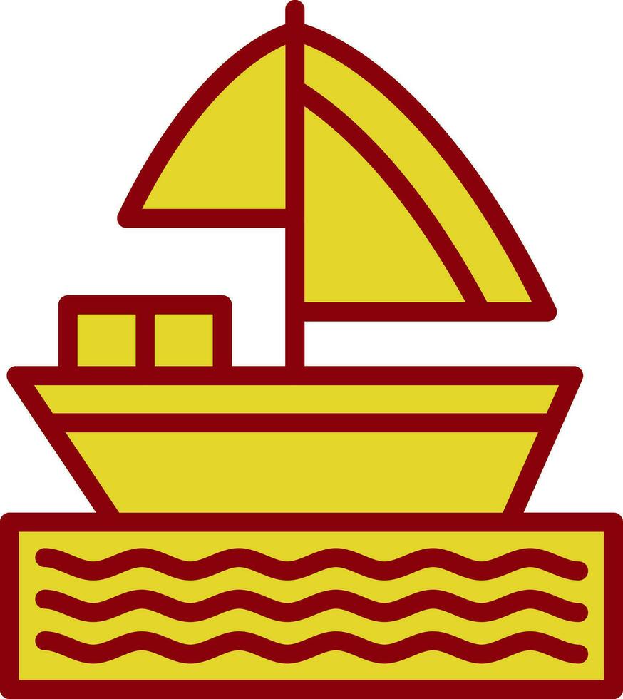 diseño de icono de vector de barco