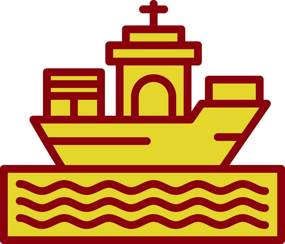 diseño de icono de vector de barco