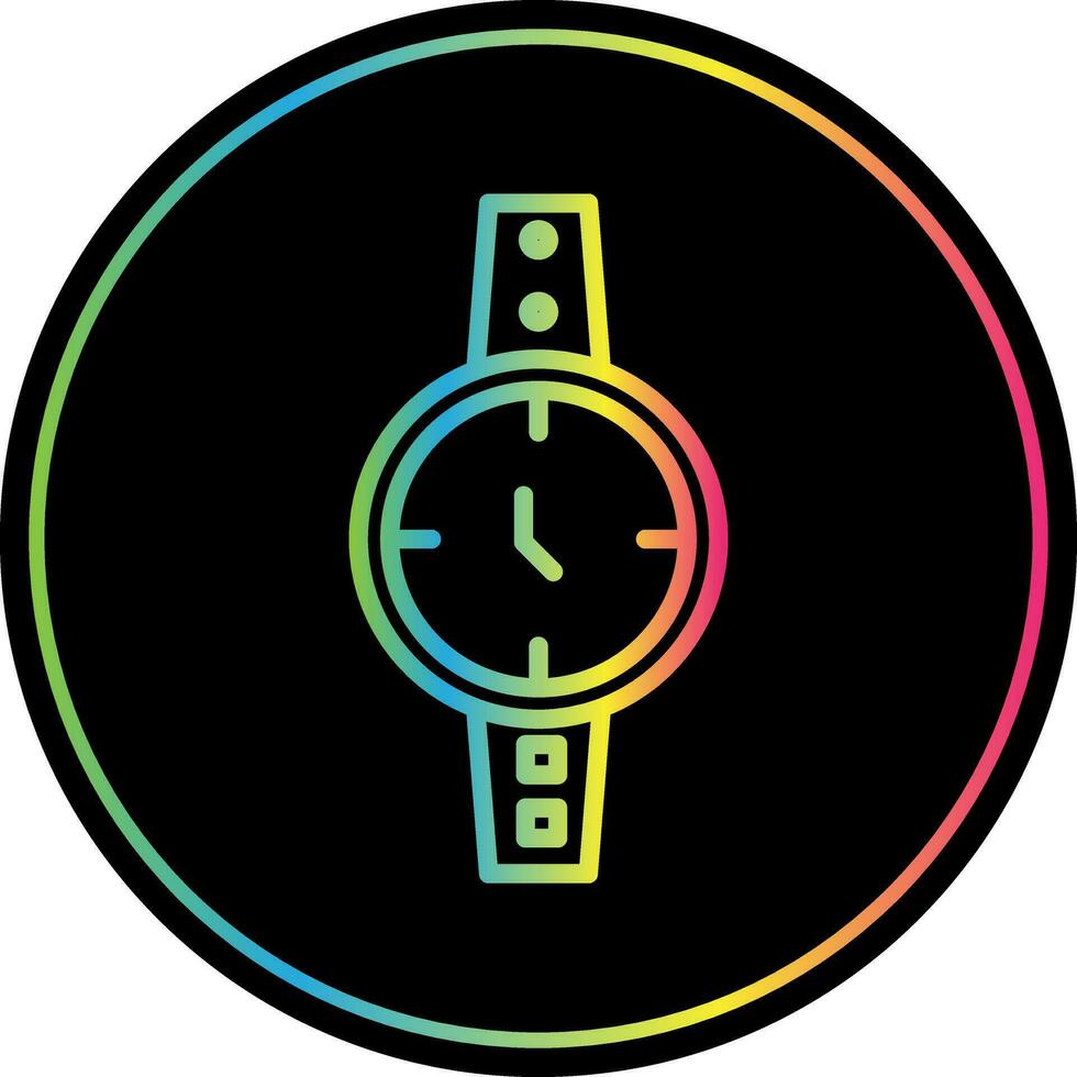 diseño de icono de vector de reloj de pulsera