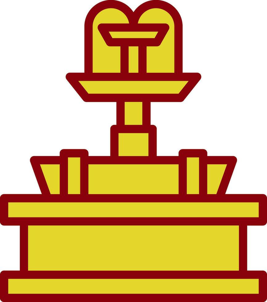 Fountain Vector Icon Design