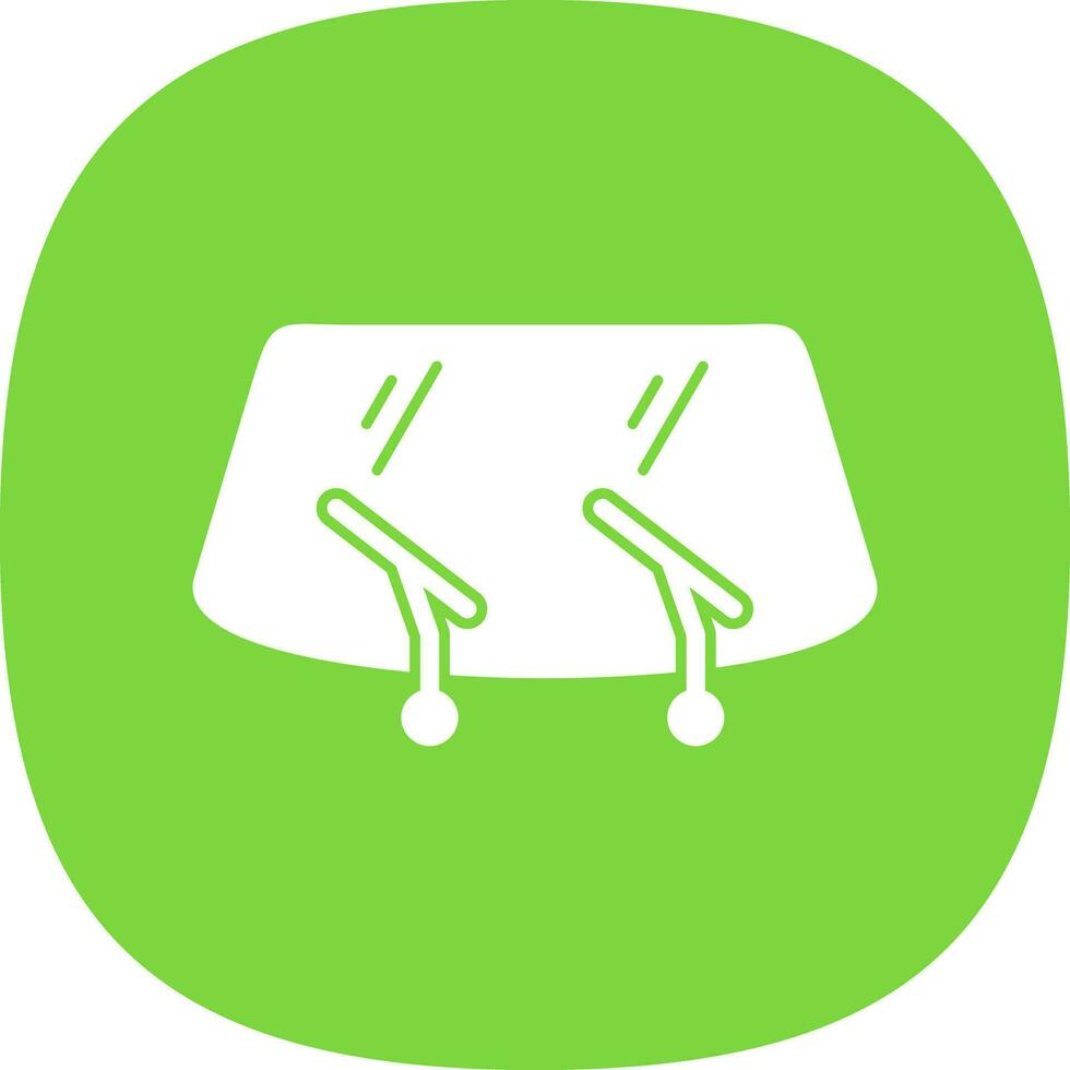 Windshield Vector Icon Design