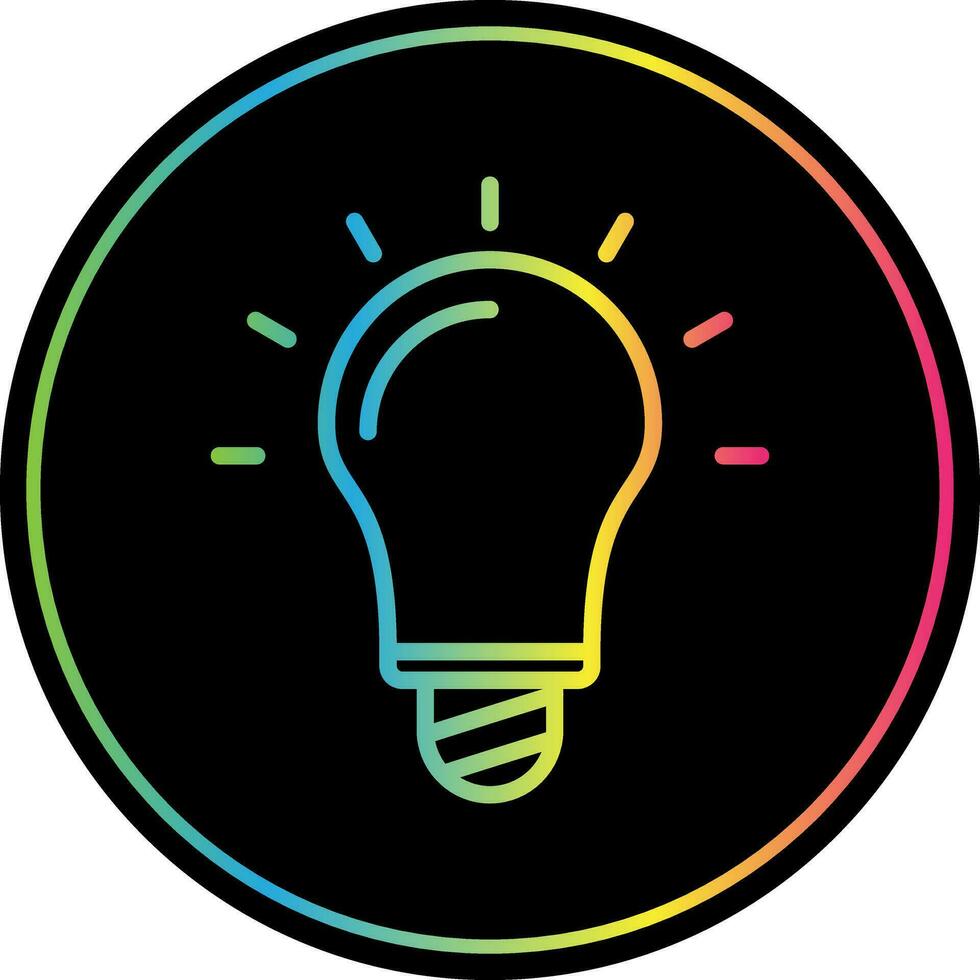 Light bulb Vector Icon Design