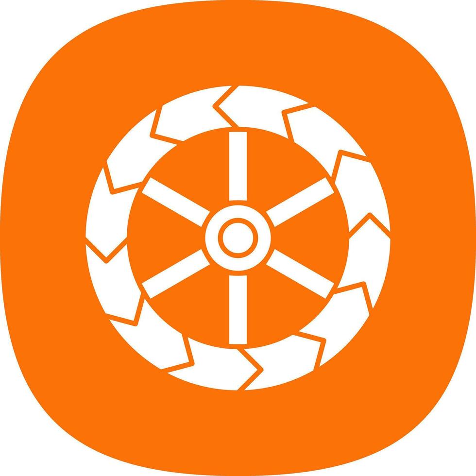 Wheels Vector Icon Design