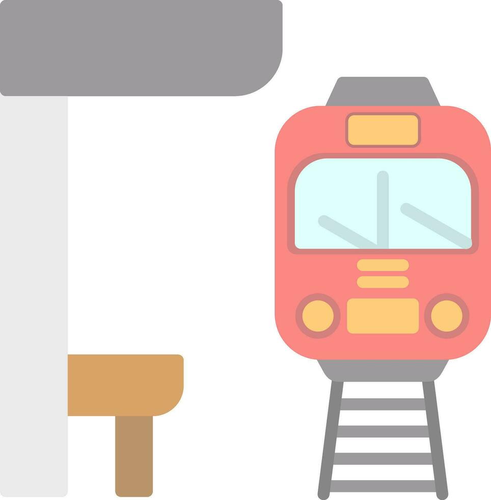 diseño de icono de vector de metro