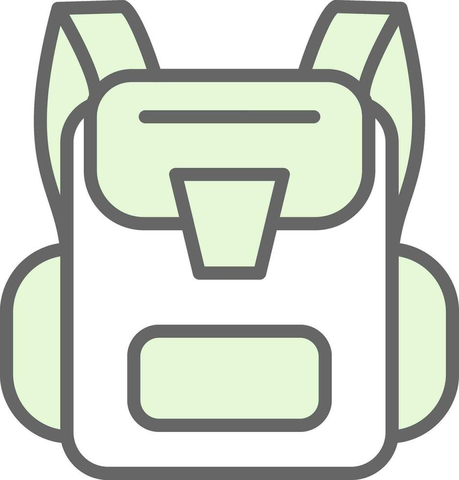 diseño de icono de vector de mochila
