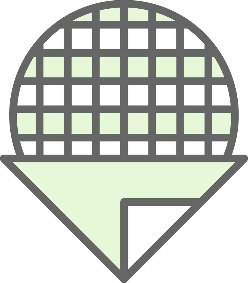 diseño de icono de vector de stroopwafel