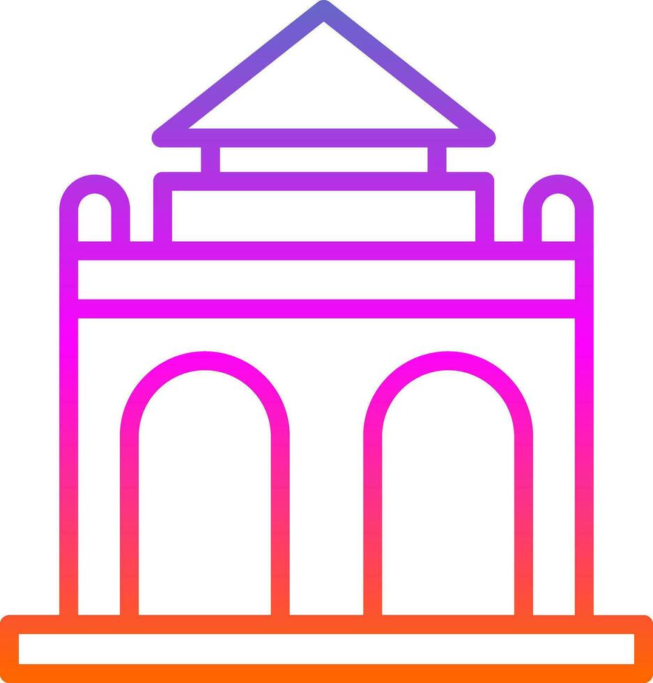 Parc du cinquantenaire Vector Icon Design
