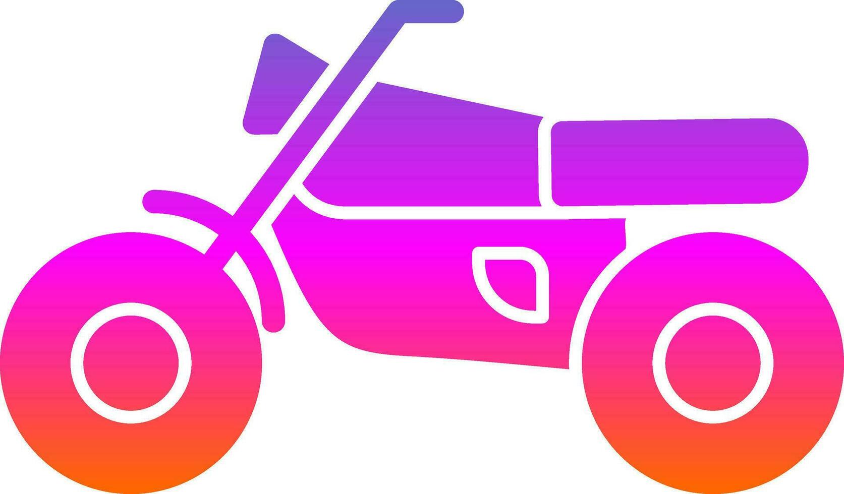 Motorbike Vector Icon Design