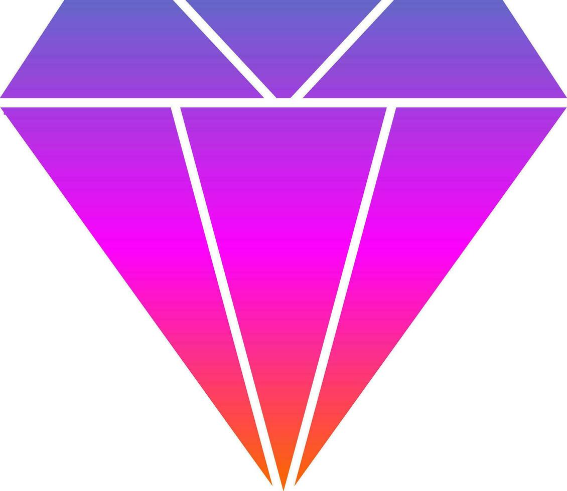 diseño de icono de vector de diamante