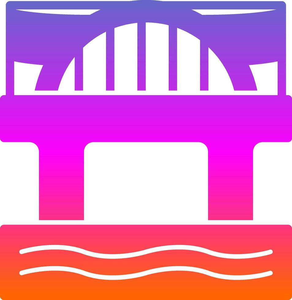 diseño de icono de vector de puente