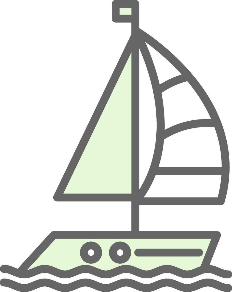 diseño de icono de vector de barco