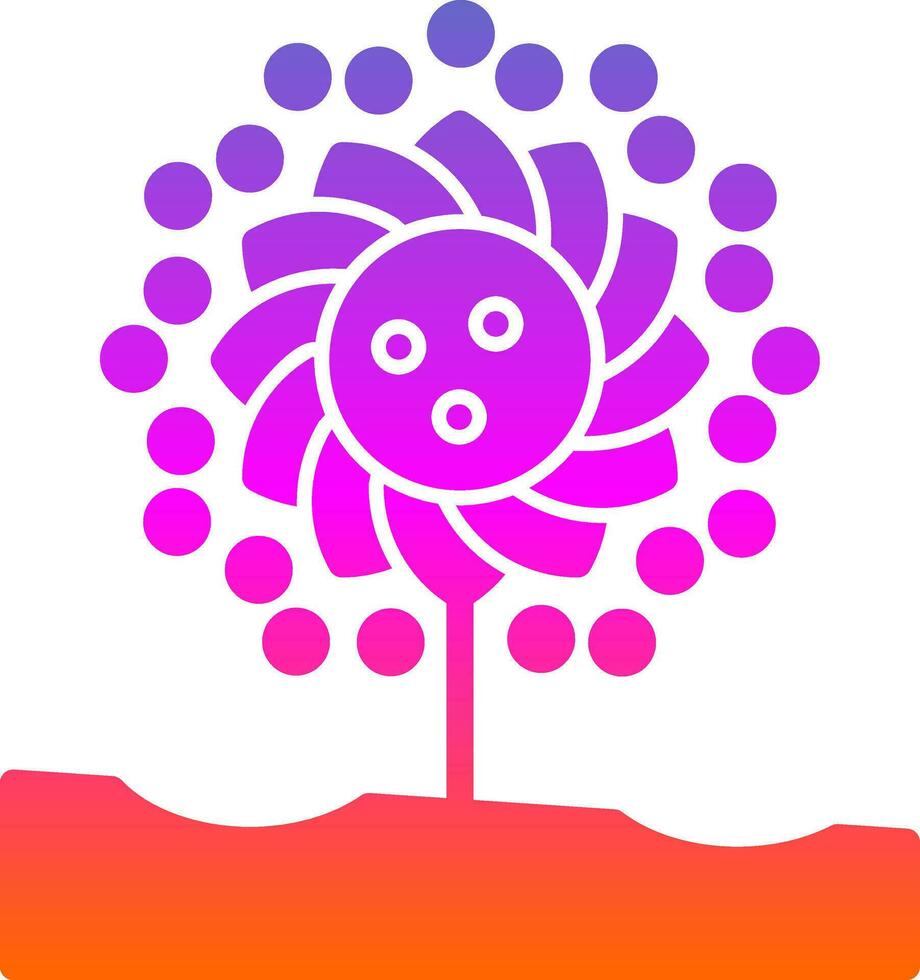 Pollen Vector Icon Design