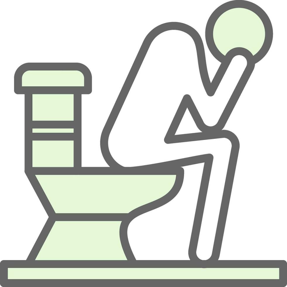 Diarrhea Vector Icon Design