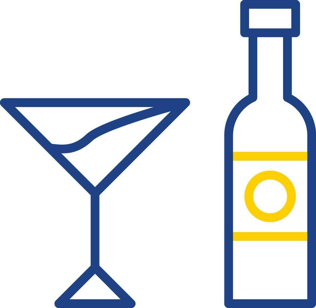 Alcoholic drink Vector Icon Design