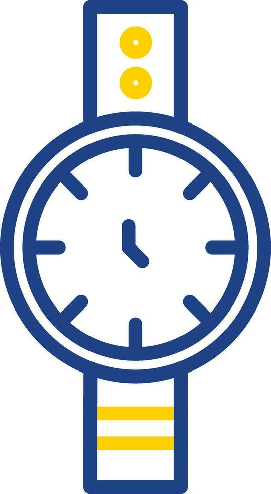 diseño de icono de vector de reloj de pulsera