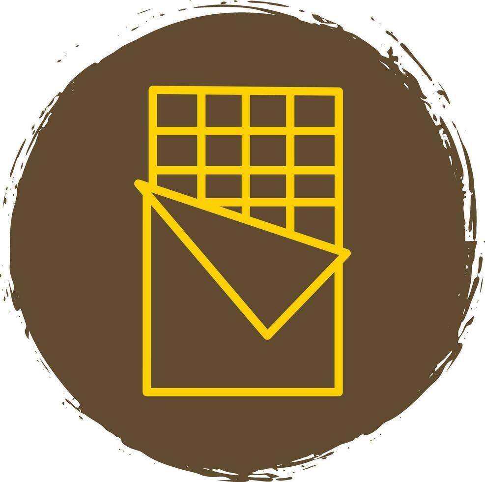 Chocolate bar Vector Icon Design
