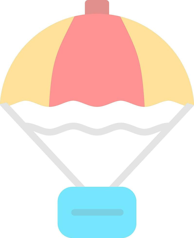 Parachute Vector Icon Design