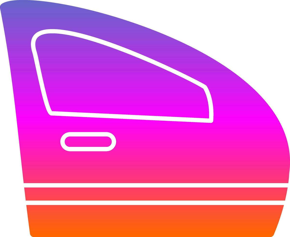Car door Vector Icon Design