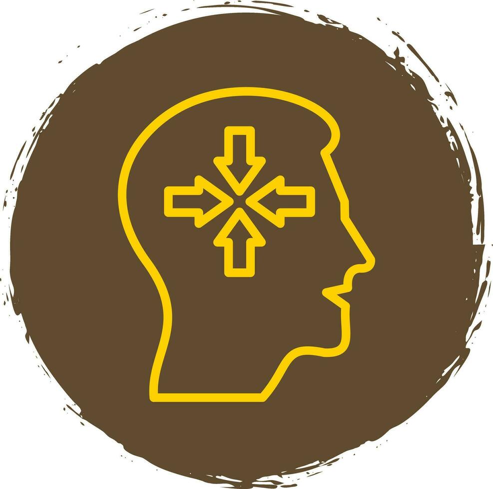 Decreased concentration Vector Icon Design