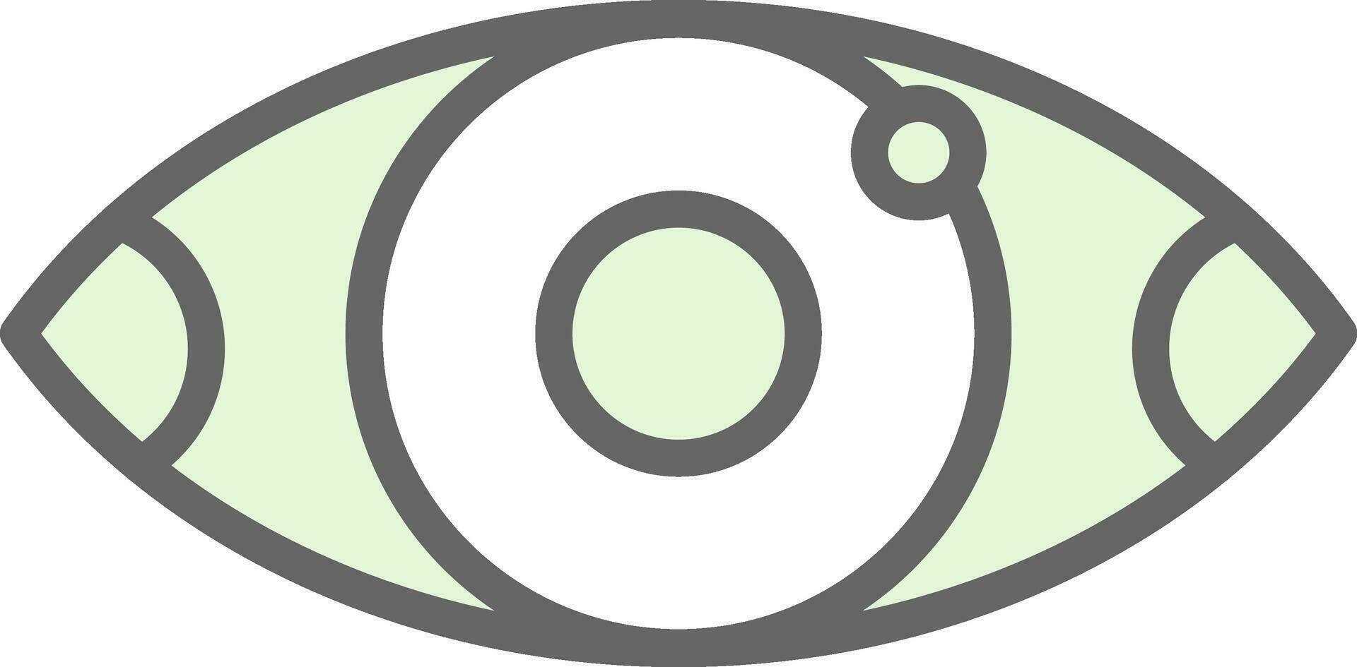 diseño de icono de vector de ojos rojos