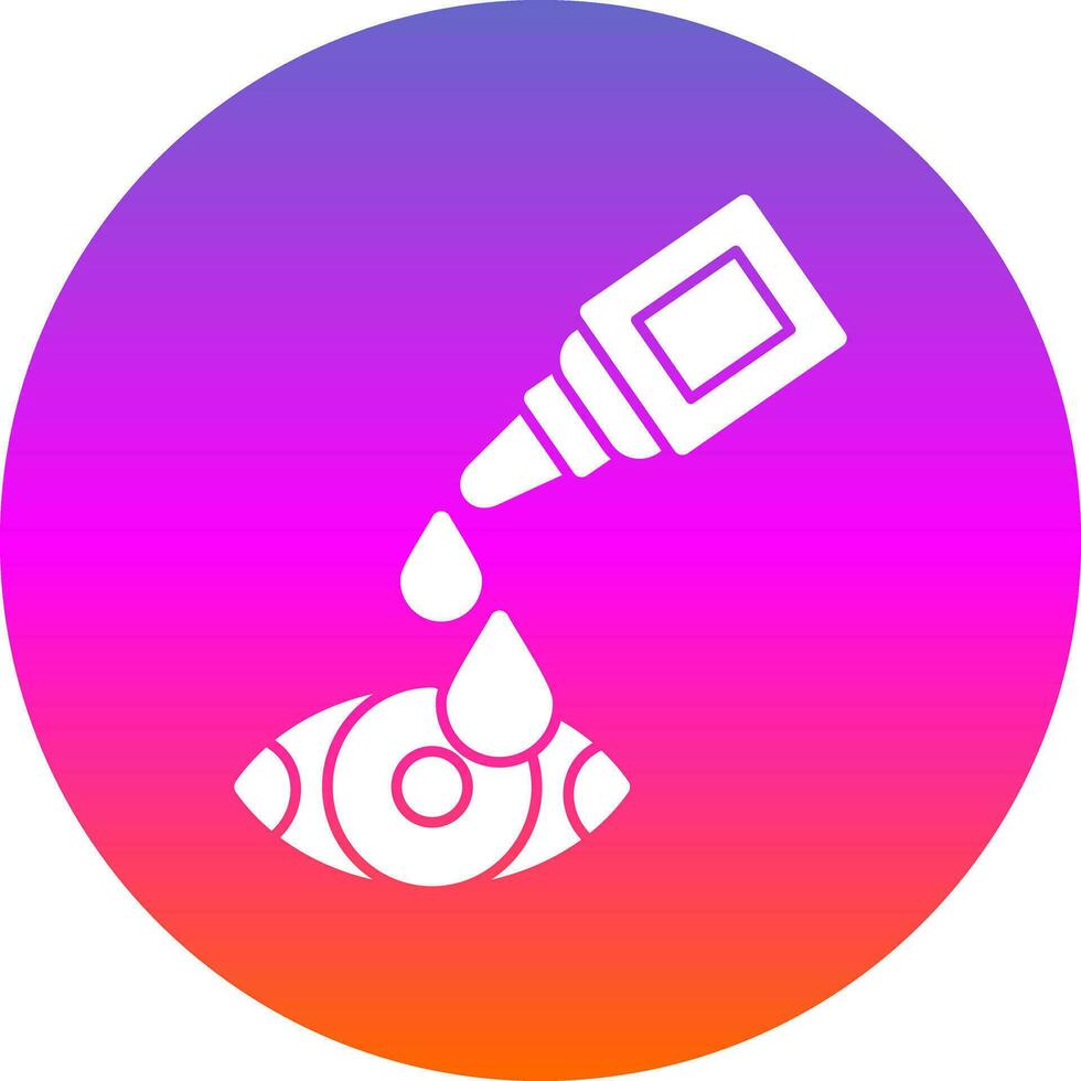 Eye drop Vector Icon Design