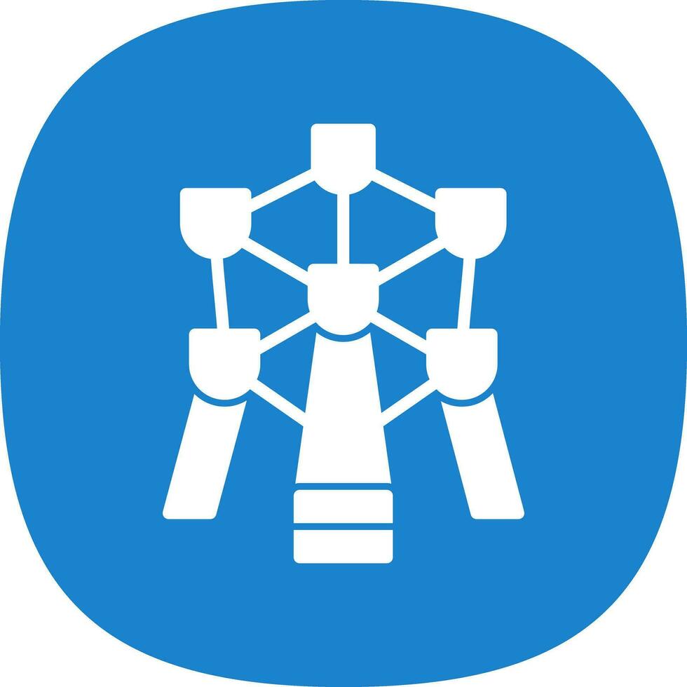 Atomium Vector Icon Design