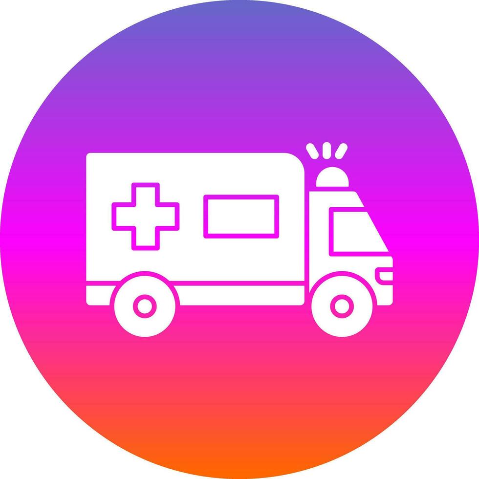 diseño de icono de vector de ambulancia