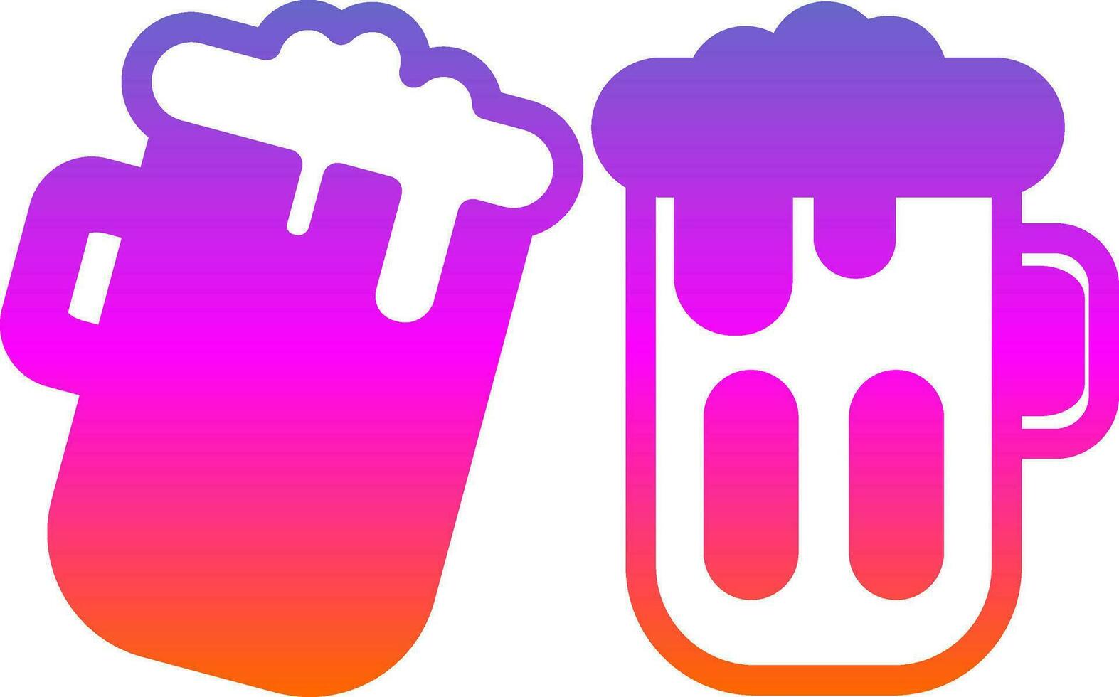Beer mug Vector Icon Design