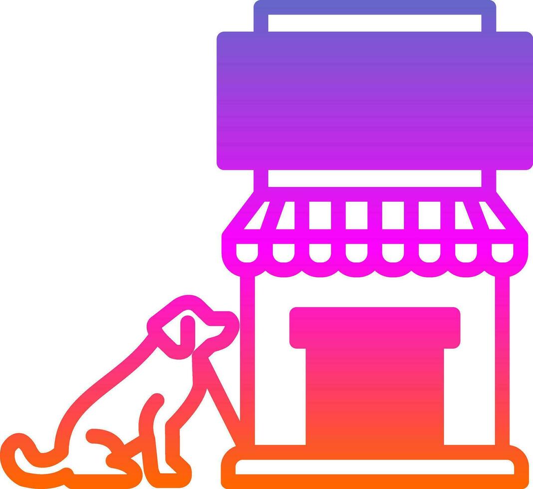 Pet shop Vector Icon Design