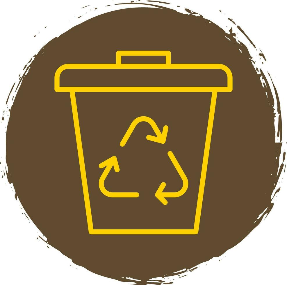 Waste bin Vector Icon Design