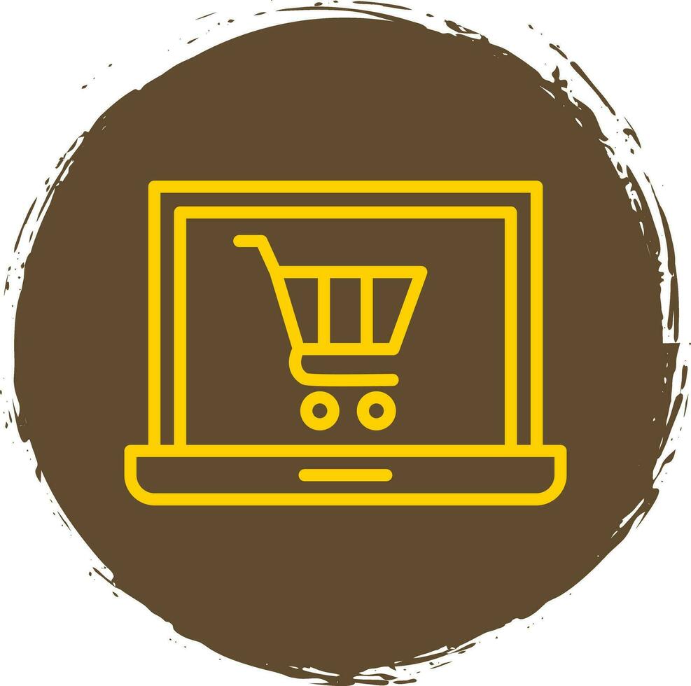 diseño de icono de vector de tienda en línea