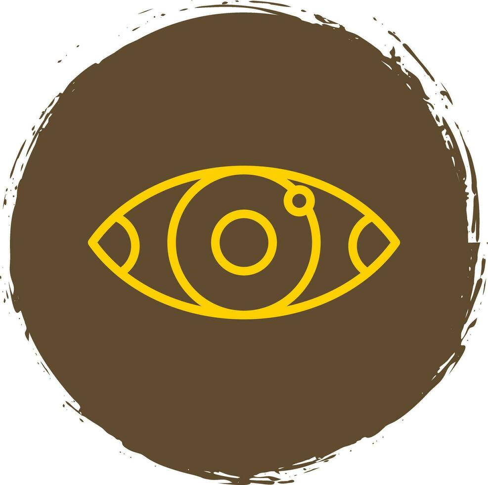 diseño de icono de vector de ojos rojos