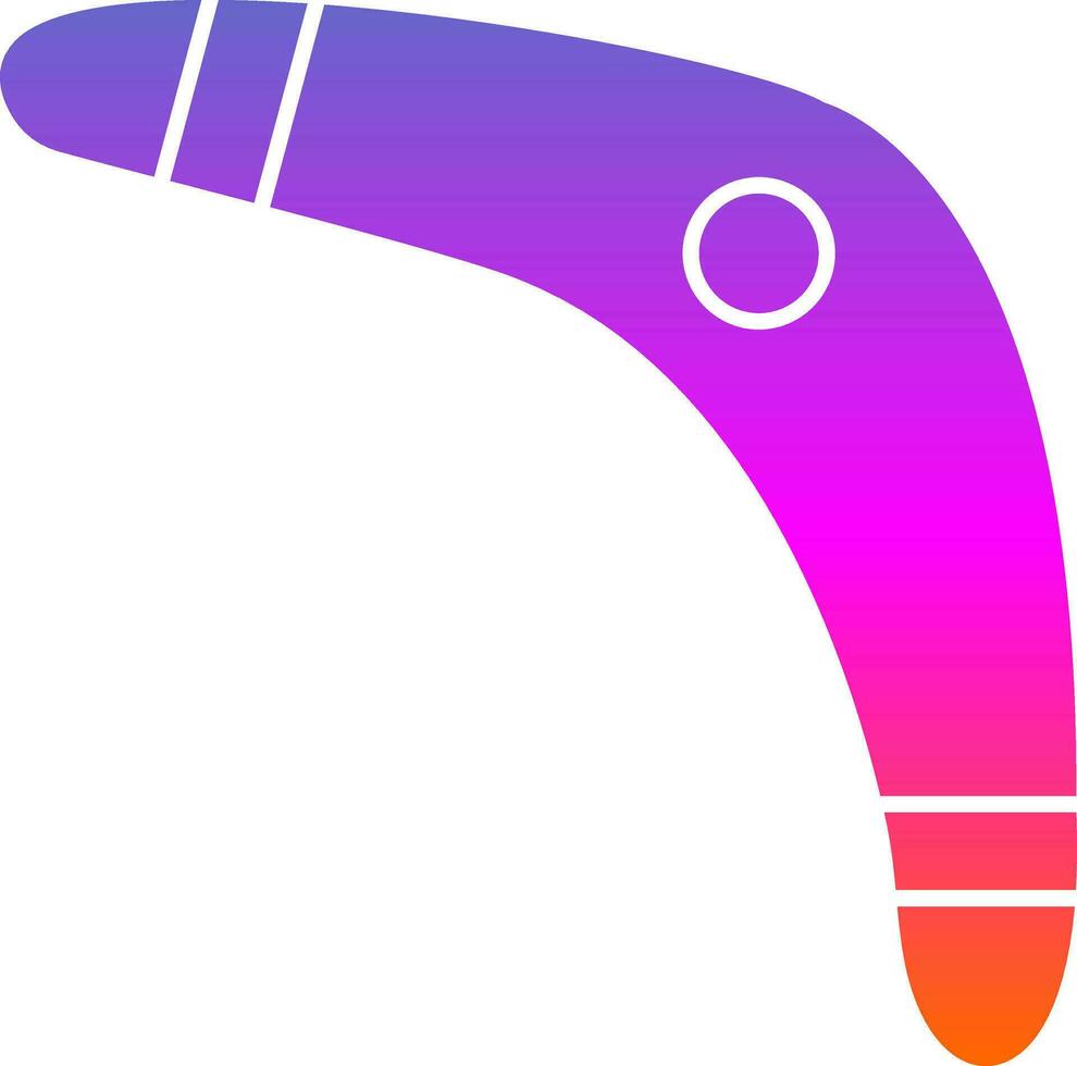 diseño de icono de vector de boomerang