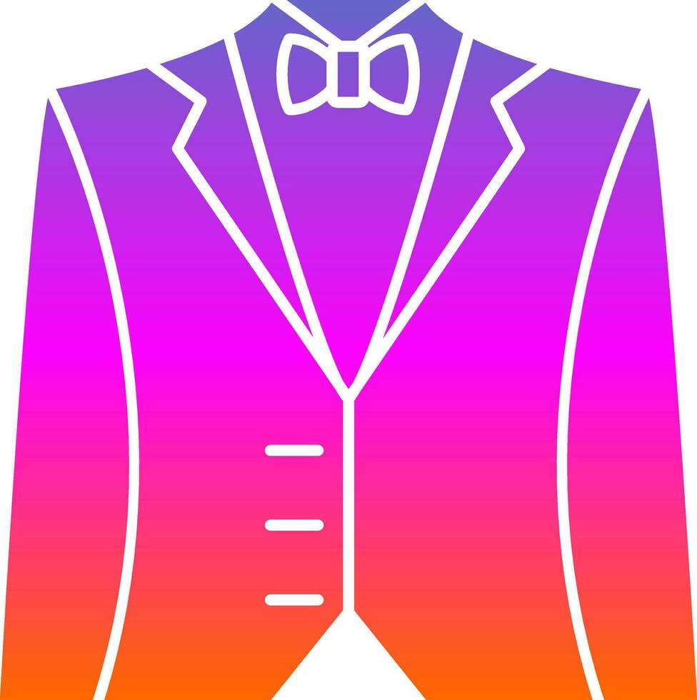 traje vector icono diseño