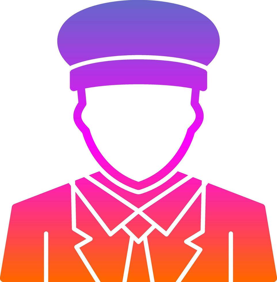 Captain Vector Icon Design