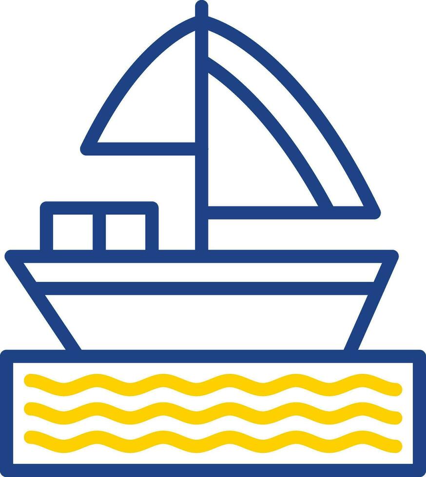 diseño de icono de vector de barco