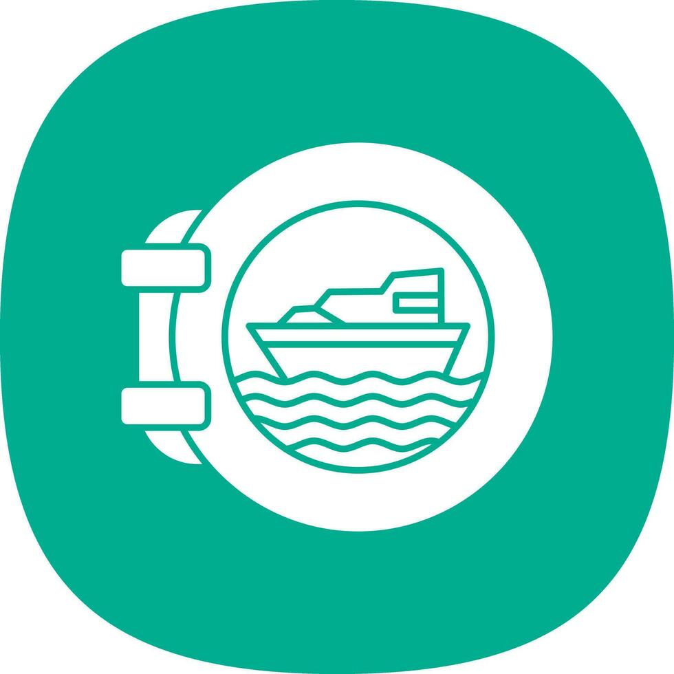 Porthole Vector Icon Design