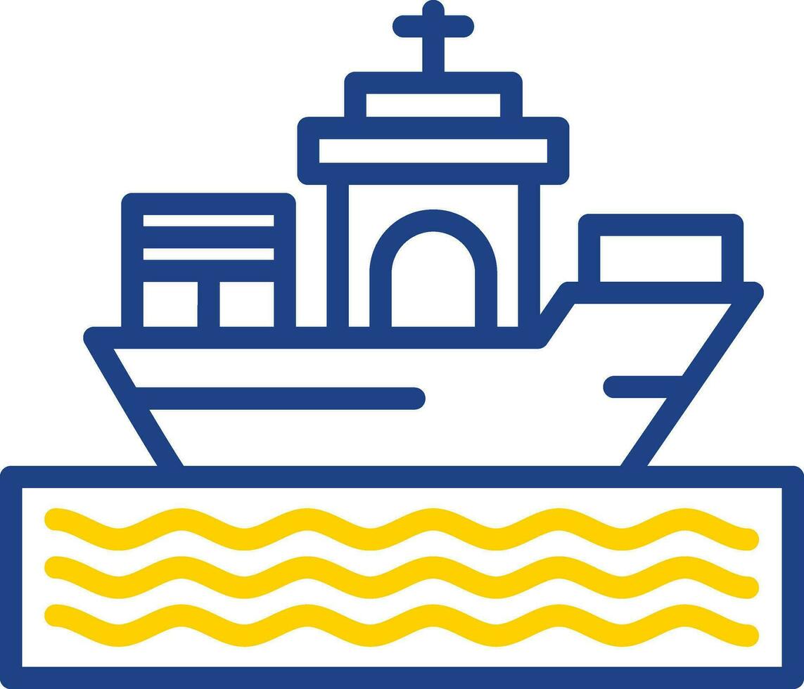 diseño de icono de vector de barco