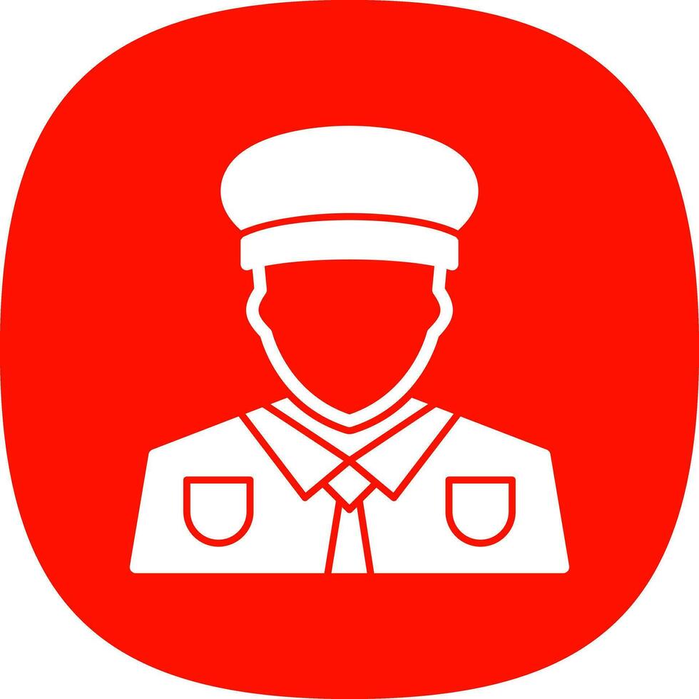 Captain Vector Icon Design