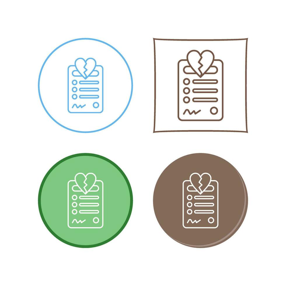 Divorce Vector Icon