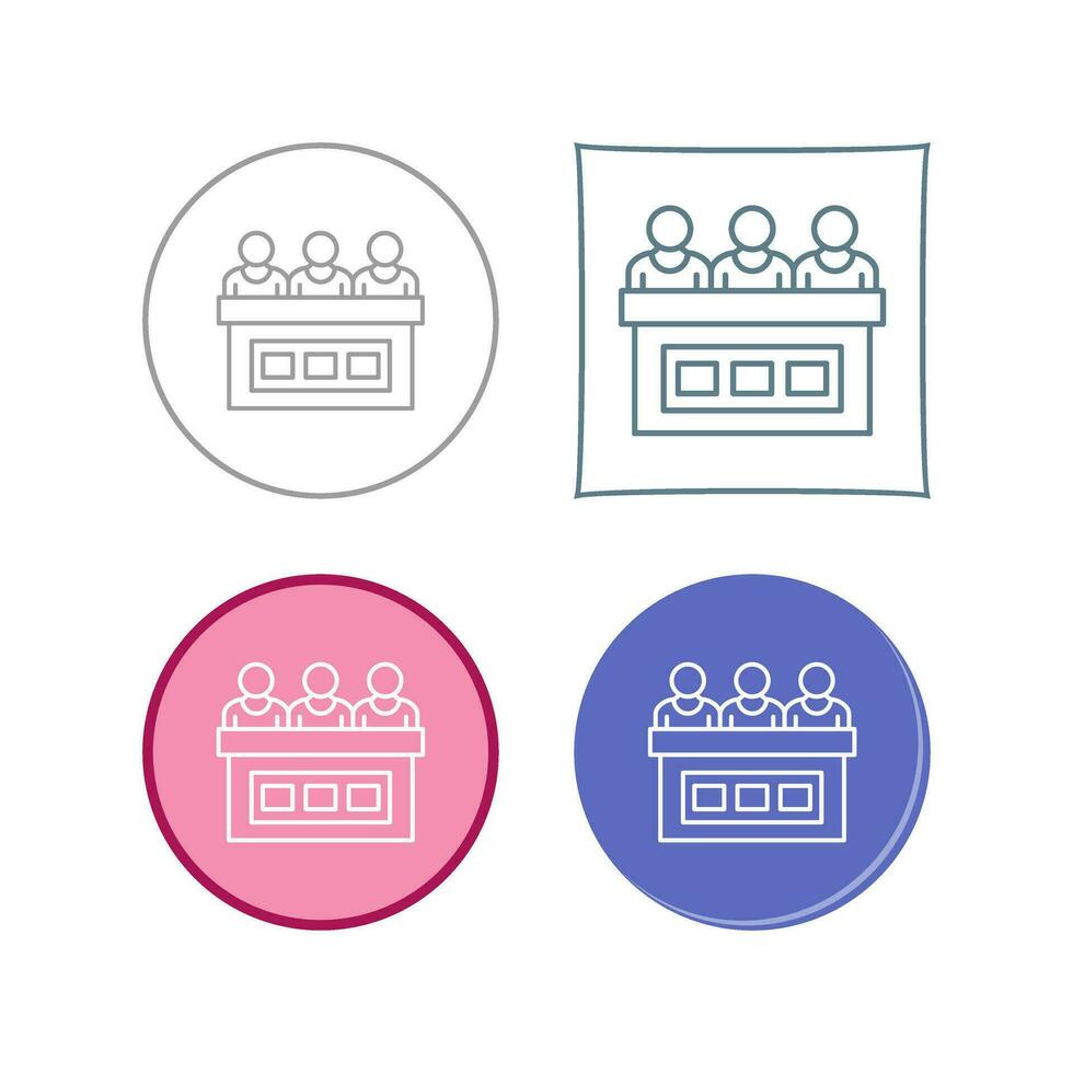 Jury Vector Icon