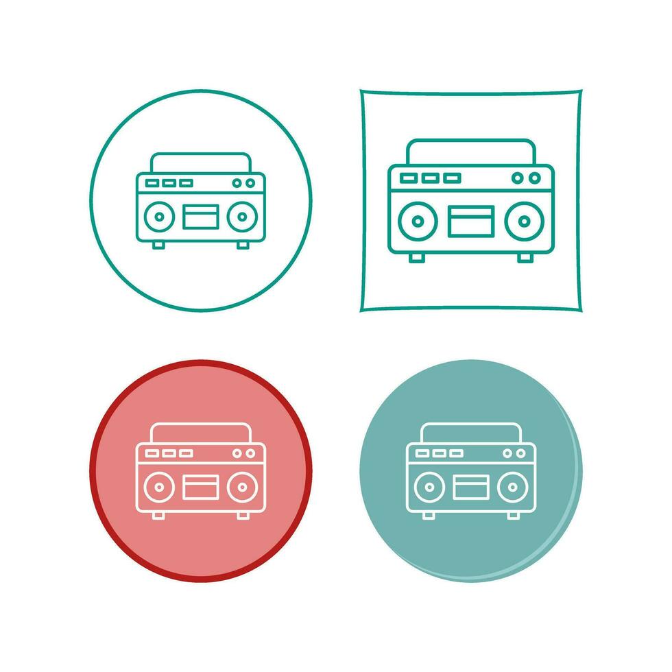 Casette Player Vector Icon