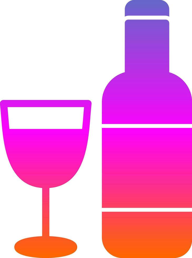 diseño de icono de vector de vino